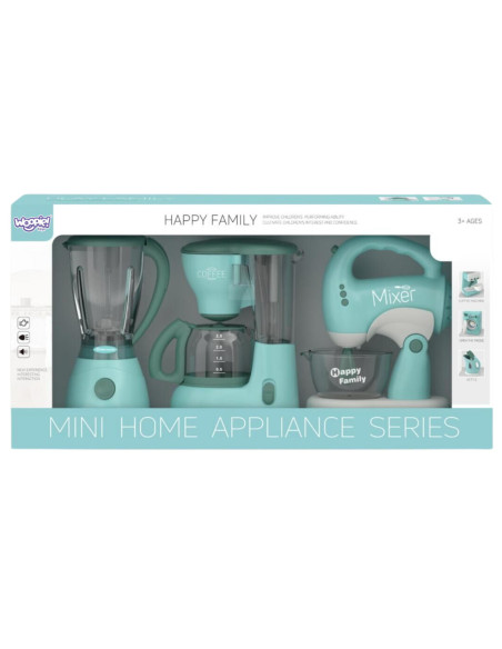 WOOPIE Zestaw AGD dla Dzieci 3w1 Mikser Blender Robot Kuchenny