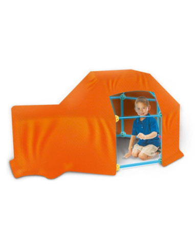 WOOPIE Zestaw Konstrukcyjny Duże Klocki Słomki Rurki 128 el.