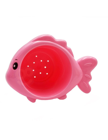 WOOPIE Pingwin Zabawka Wodna do Kąpieli Rybka Kołowrotek + Kubeczek Przelewowy