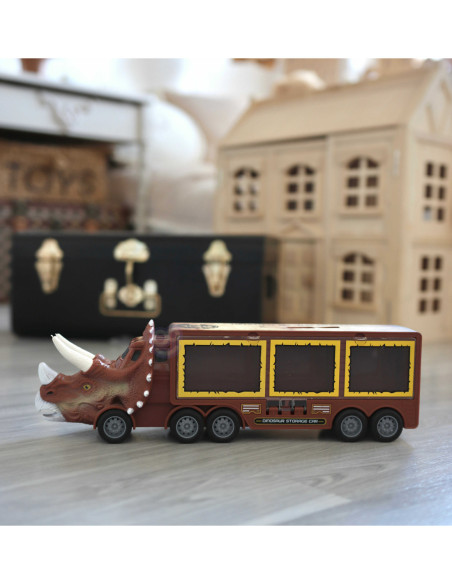 WOOPIE Cięzarówka Dinozaur z Wyrzutnią i Samochodzikami