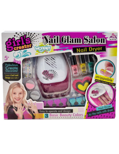 WOOPIE ART&FUN Zestaw do Malowania Paznokci dla Dzieci