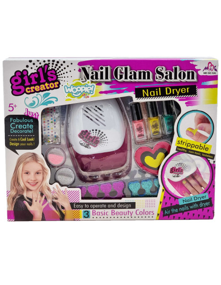 WOOPIE ART&FUN Zestaw do Malowania Paznokci dla Dzieci