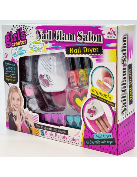 WOOPIE ART&FUN Zestaw do Malowania Paznokci dla Dzieci