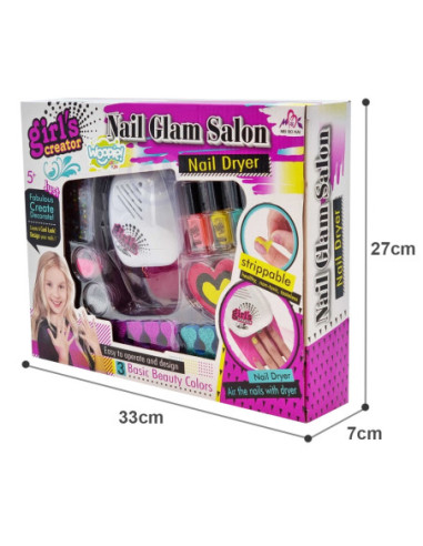 WOOPIE ART&FUN Zestaw do Malowania Paznokci dla Dzieci