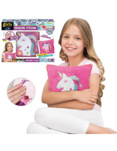 WOOPIE ART&FUN Zestaw Kreatywny Poduszka do Ozdobienia Jednorożec