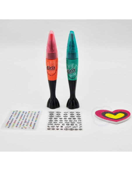 WOOPIE ART&FUN Zestaw do Malowania Paznokci dla Dzieci + 2 Lakiery