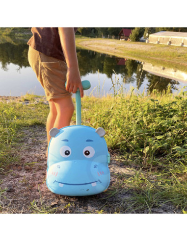 WOOPIE Zestaw do Piasku 3w1 Walizka Hipopotam + Zabawka Wodna