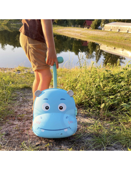 WOOPIE Zestaw do Piasku 3w1 Walizka Hipopotam + Zabawka Wodna