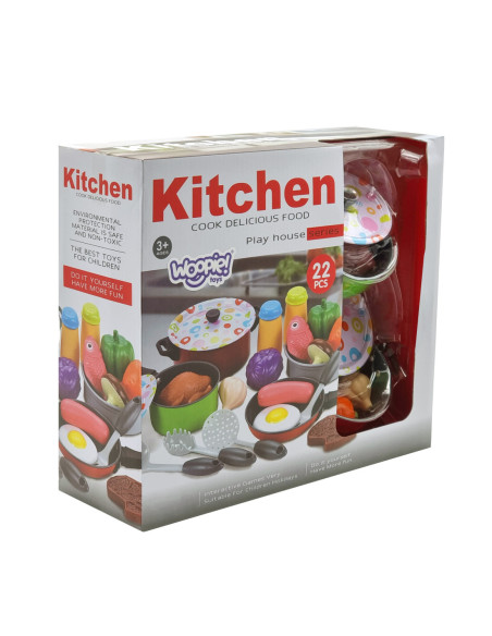 WOOPIE Zestaw XXL Kucharza Akcesoria Przybory Kuchenne 22 el.