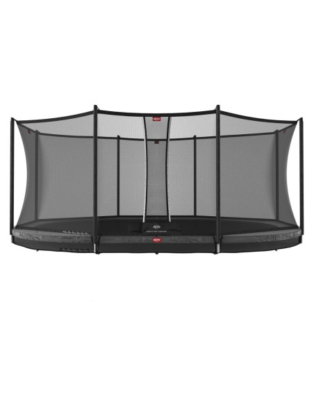 Berg Trampolina z siatką Grand Favorit InGround 520x 345 Szara