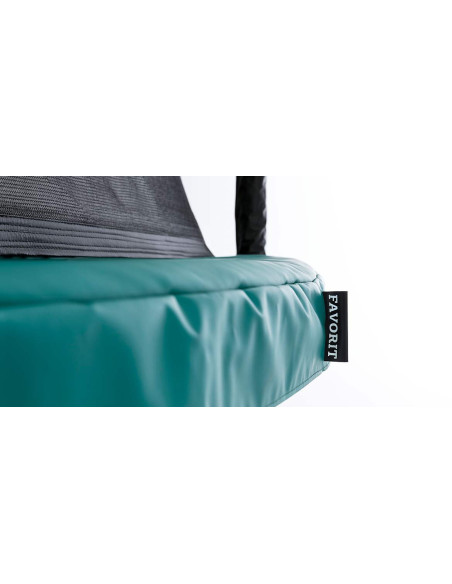 Berg Trampolina z siatką Grand Favorit InGround 520x 345 Szara