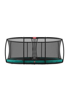 BERG Grand Champion InGround Trampoline 350 x 250 Green + Deluxe Safety Net