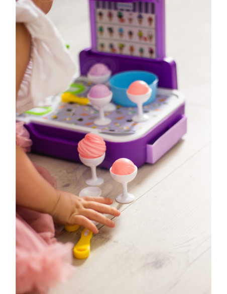 WOOPIE Walizka z Lodami 3w1 Kuchnia Sklepik Lodziarnia Przenośna 62 el.