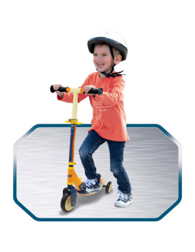 SMOBY Hulajnoga Trójkołowa Cars Auta Drewniana