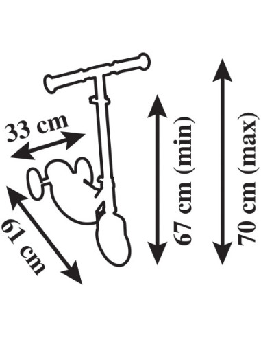 SMOBY Hulajnoga Trójkołowa Cars Auta Drewniana