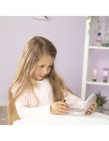 SMOBY My Beauty Puderniczka z Lusterkiem i Światłem Kompaktowa