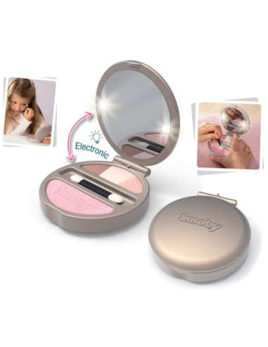 SMOBY My Beauty Puderniczka z Lusterkiem i Światłem Kompaktowa