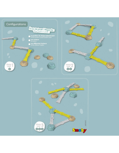 SMOBY Równoważnia Sensoryczna Ścieżka Równowagi Trening Do Ogrodu i Pokoju