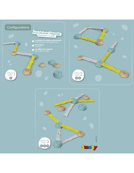 SMOBY Równoważnia Sensoryczna Ścieżka Równowagi Trening Do Ogrodu i Pokoju