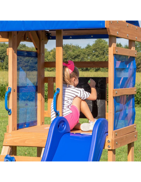 Drewniany Plac Zabaw Aurora Domek Zjeżdżalnia Backyard Discovery