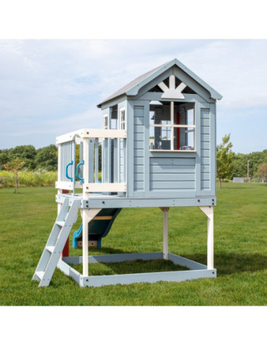 Domek Drewniany Plac Zabaw ze Zjeżdżalnią i Piaskownicą Backyard Discovery