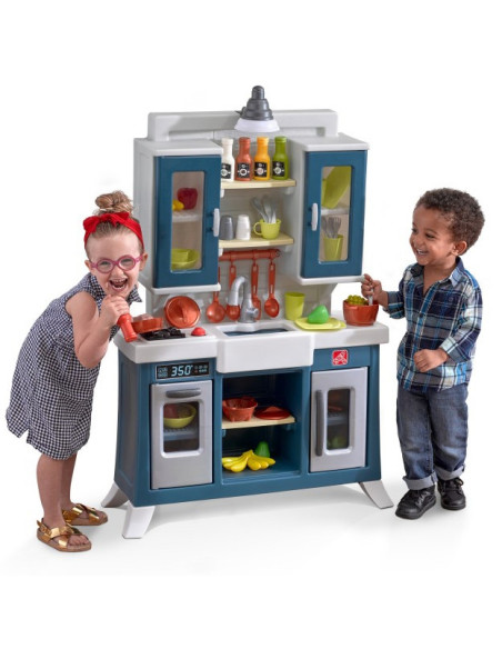 Nowoczesta Realistyczna Kuchnia dla Dzieci z Wieloma Akcesoriami Step2