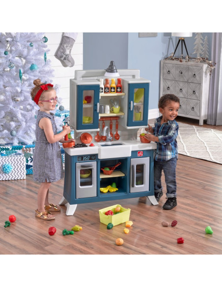 Nowoczesta Realistyczna Kuchnia dla Dzieci z Wieloma Akcesoriami Step2