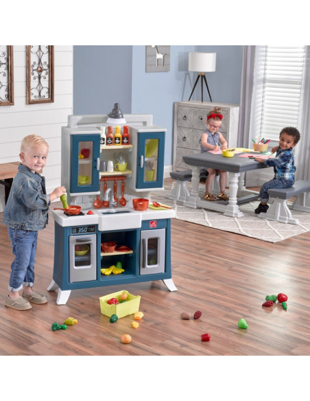 Nowoczesta Realistyczna Kuchnia dla Dzieci z Wieloma Akcesoriami Step2
