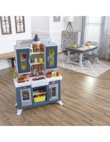 Nowoczesta Realistyczna Kuchnia dla Dzieci z Wieloma Akcesoriami Step2