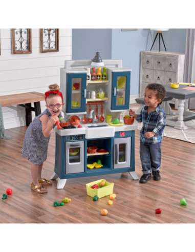 Nowoczesta Realistyczna Kuchnia dla Dzieci z Wieloma Akcesoriami Step2