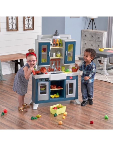 Nowoczesta Realistyczna Kuchnia dla Dzieci z Wieloma Akcesoriami Step2