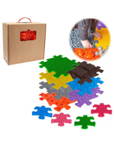 WOOPIE Sensory Mat Orthopedic Puzzle 7 pieces + 4 small ones