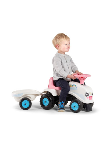 FALK Traktorek GO Czerwony z Przyczepką od 1 roku