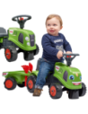 FALK Traktorek Baby Claas Zielony z Przyczepką + akc. od 1 roku