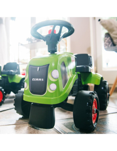 FALK Traktorek Baby Claas Zielony z Przyczepką + akc. od 1 roku