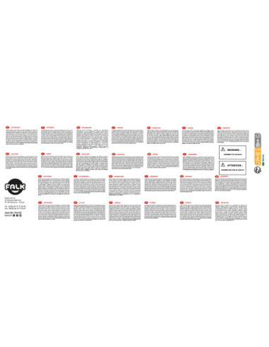 FALK Traktorek Baby Valtra Biały z Przyczepką + akc. od 1 roku