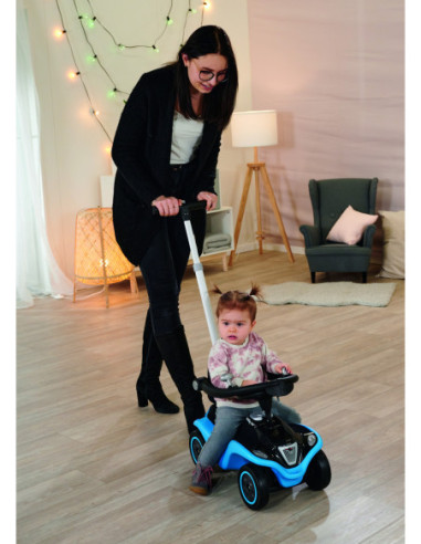 Drążek do jeździków Big Bobby Car z oparciem i zabezpieczeniem