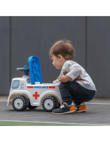 FALK Jeździk Samochód Ambulans z Klaksonem od 1 roku