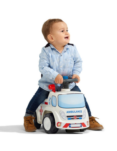 FALK Jeździk Samochód Ambulans z Klaksonem od 1 roku