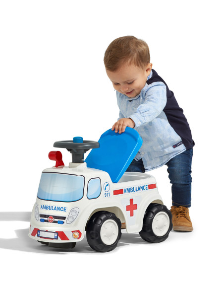 FALK Jeździk Samochód Ambulans z Klaksonem od 1 roku