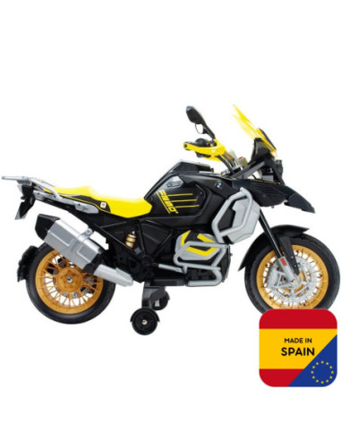 INJUSA Motor Motocykl Elektryczny BMW R1250 Adventure 40th Anniversary 12V Dodatkowe Kółka