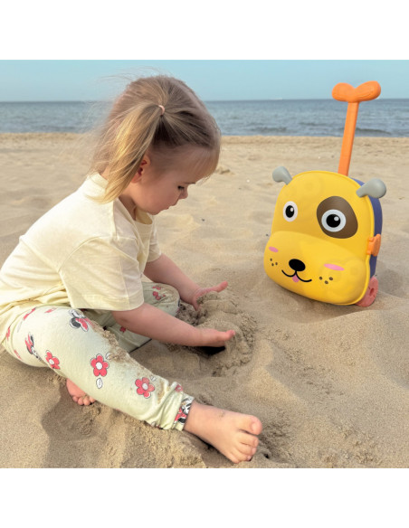 WOOPIE Zestaw do Piasku 3w1 Walizka Piesek + Zabawka Wodna