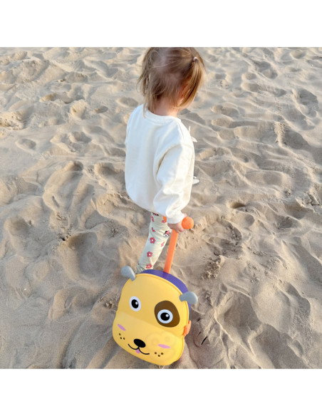 WOOPIE Zestaw do Piasku 3w1 Walizka Piesek + Zabawka Wodna