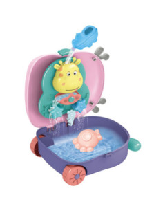 WOOPIE Zestaw do Piasku 3w1 Walizka  Jelonek+ Zabawka Wodna 2