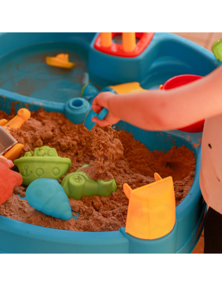 WOOPIE Stolik Wodny 2w1 Piaskownica Młyn 14 akc.