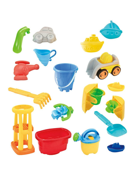 WOOPIE Stolik Wodny 2w1 Piaskownica Młyn 14 akc.