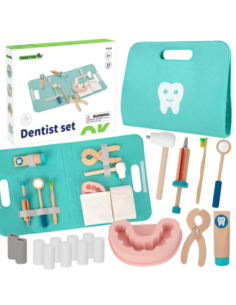 TOOKY TOY Little Dentist Set Doctor's Suitcase 19 pcs FSC