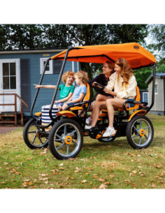 Berg Gokart na pedały 4-osobowy Gran Tour Racer do 225 KG 2