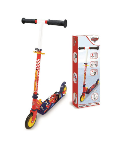 SMOBY Hulajnoga Dwukołowa Auta 3 Cars Metalowa