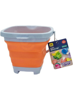 WOOPIE Folding Square Bucket Orange